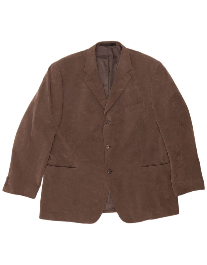 Marks & Spencer Ανδρικό μπουφάν blazer UK 46 XL Γκρι πολυεστέρας