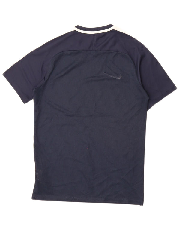 Ανδρικό μπλουζάκι Nike Dri Fit Small Small Navy Blue Polyester