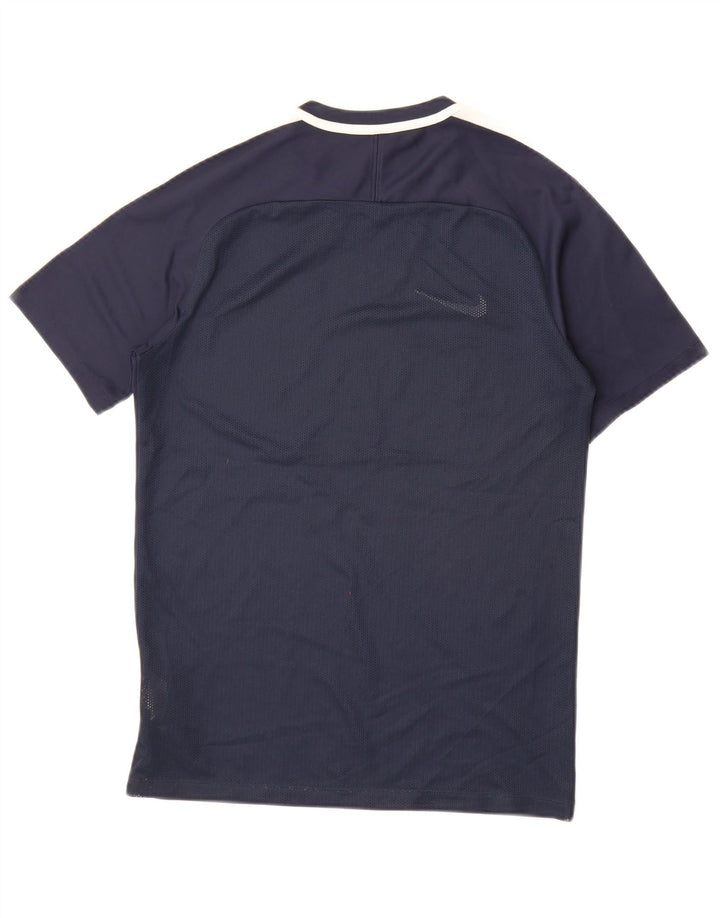 Ανδρικό μπλουζάκι Nike Dri Fit Small Small Navy Blue Polyester