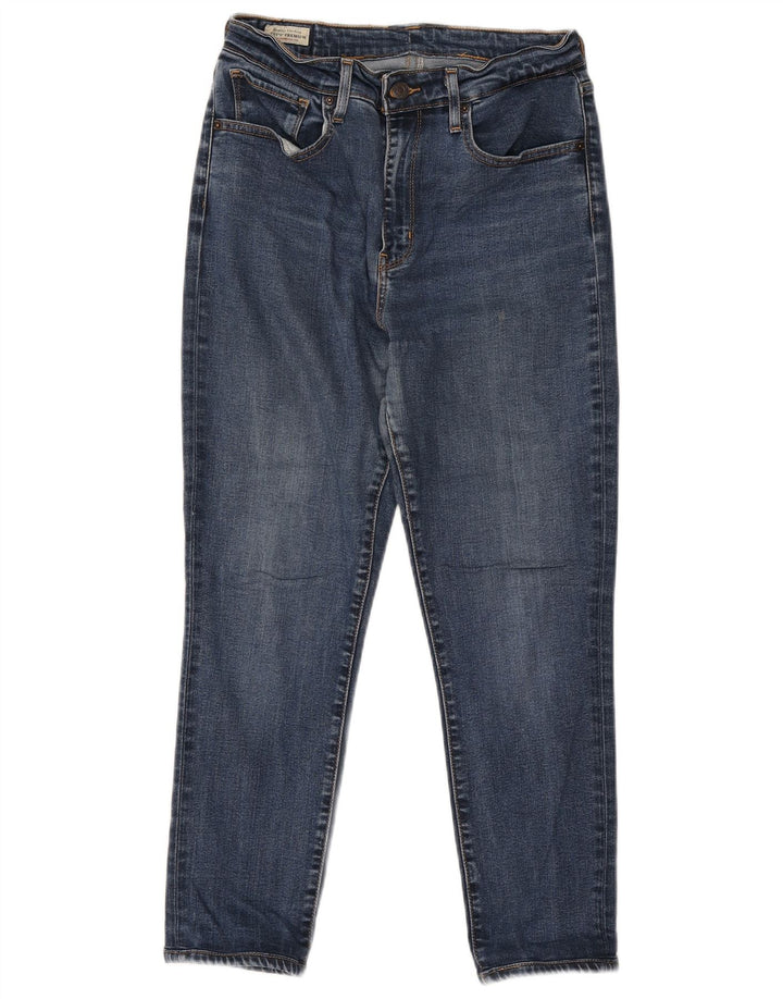 Γυναικείο ψηλόμεσο τζιν Levi's Cropped W28 L25 Blue