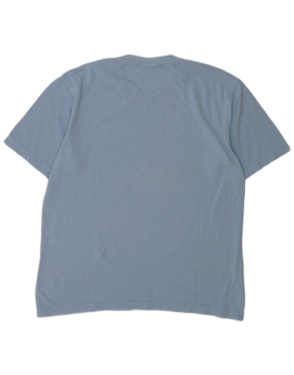 Ανδρικό T-Shirt Lacoste Top Size 4 Μεσαίο Μπλε Βαμβακερό