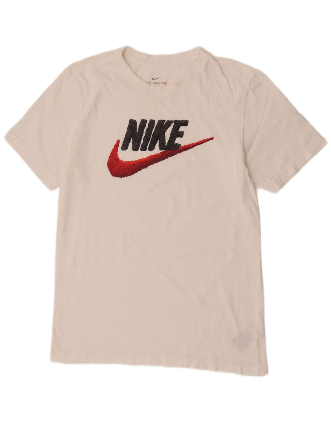 Ανδρικό γραφικό μπλουζάκι Nike, μικρό λευκό βαμβακερό