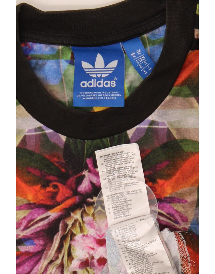 Ανδρικό γραφικό T-Shirt Adidas Top Medium Πολύχρωμο Floral Πολυεστέρας