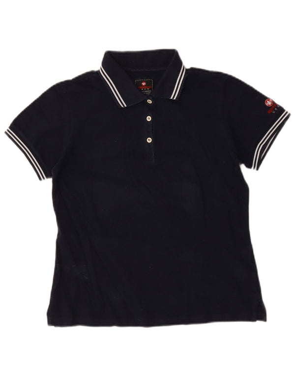 Γυναικείο μπλουζάκι πόλο Murphy & Nye UK 10 Small Navy Blue από βαμβάκι