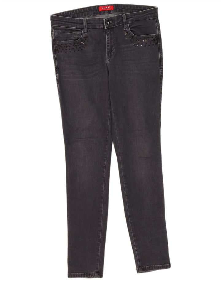 Guess Γυναικείο Skinny Jeans W30 L30 Γκρι βαμβακερό