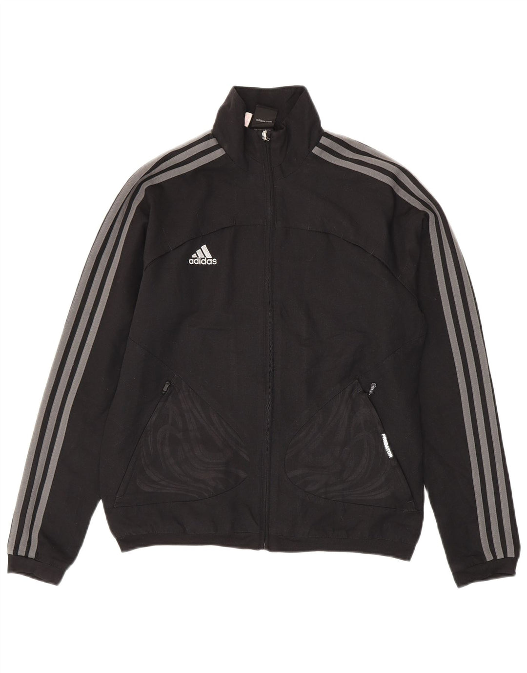 Μπουφάν φόρμας Adidas Boys Predator 13-14 ετών Μαύρο Πολυεστέρα