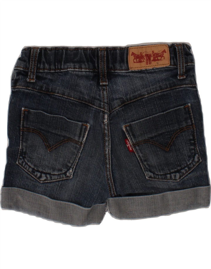 LEVI'S Boys Denim Shorts 5-6 Years W22 Navy Blue Vintage Levi's and Second-Hand Levi's from Messina Hembry 