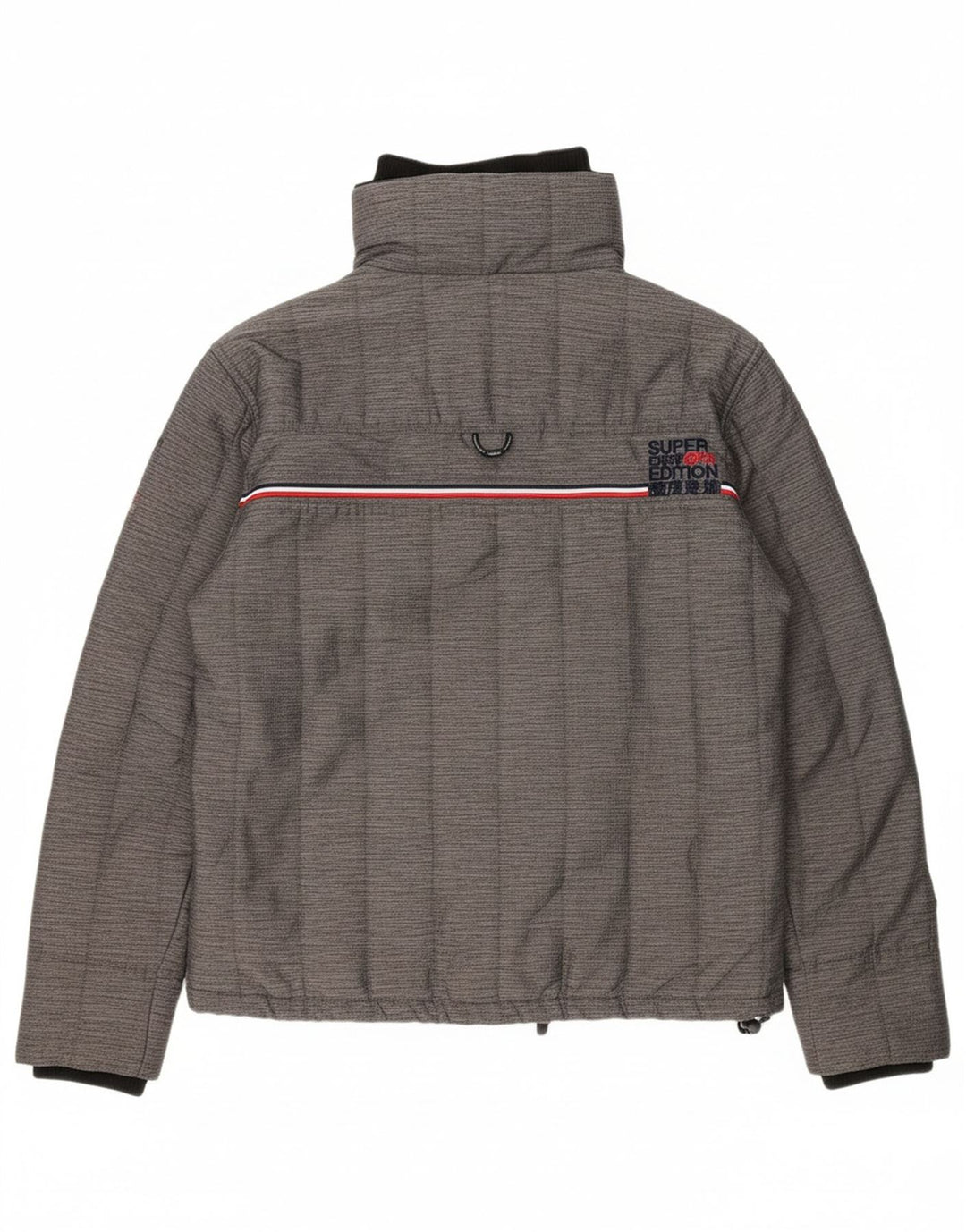 SUPERDRY Womens The Windcheater Windbreaker Jacket UK 14 Medium Grey