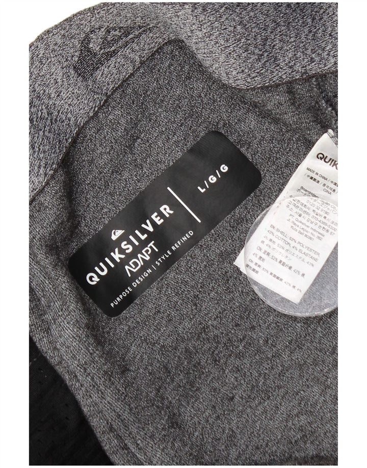 Ανδρική αθλητική φόρμα Quiksilver Παντελόνι από γκρι μεγάλο πολυεστέρα