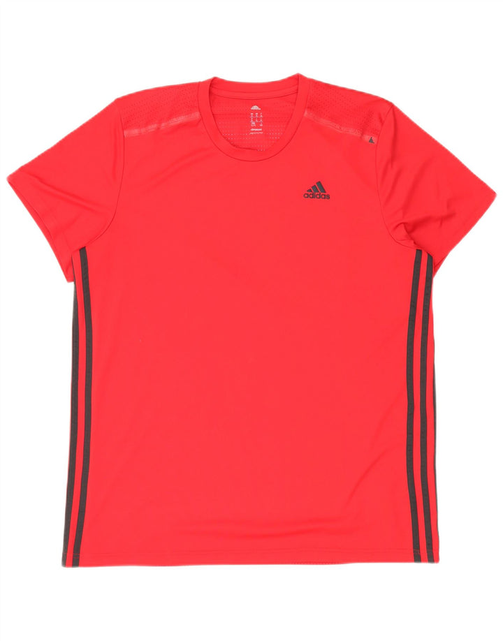 Ανδρικό T-Shirt Adidas Climacool Top XL Red Polyester