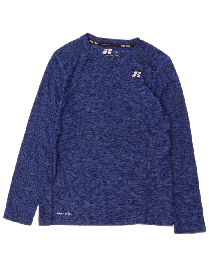 Russell Athletic Boys Dri-Power Μπλουζάκι μακρυμάνικο 7-8 ετών Medium Navy Blue