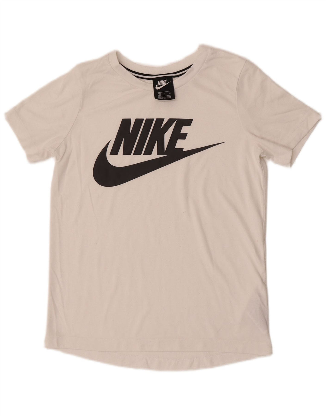 Γυναικείο γραφικό μπλουζάκι Nike Top UK 10 Small White Polyester