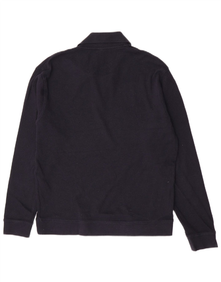 Zara Ανδρικό πουλόβερ Polo Neck Jumper Μικρό Navy Blue