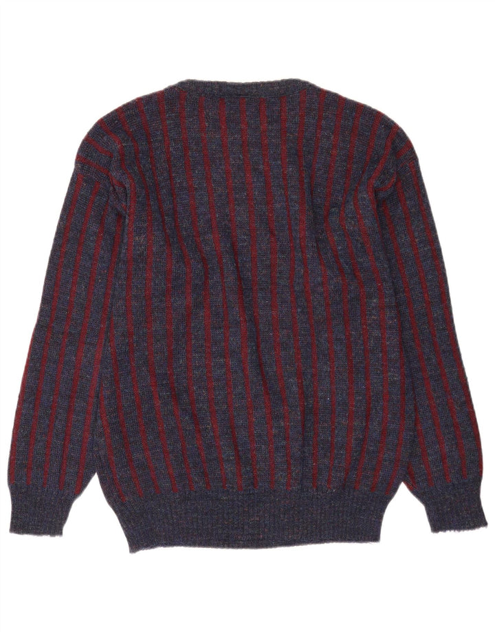 Ανδρικό πουλόβερ Angelo Litrico Crew Neck Jumper EU 48/50 Medium Blue Geometric
