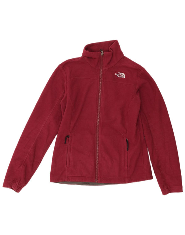 The North Face Γυναικείο Fleece Jacket UK 10 Small Burgundy Polyester