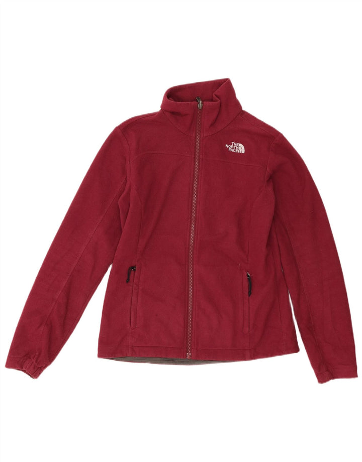 The North Face Γυναικείο Fleece Jacket UK 10 Small Burgundy Polyester