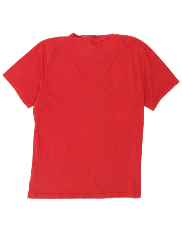 Μπλουζάκι Barbour Mens Tailored Fit Graphic T-Shirt Top μεγάλο κόκκινο βαμβακερό
