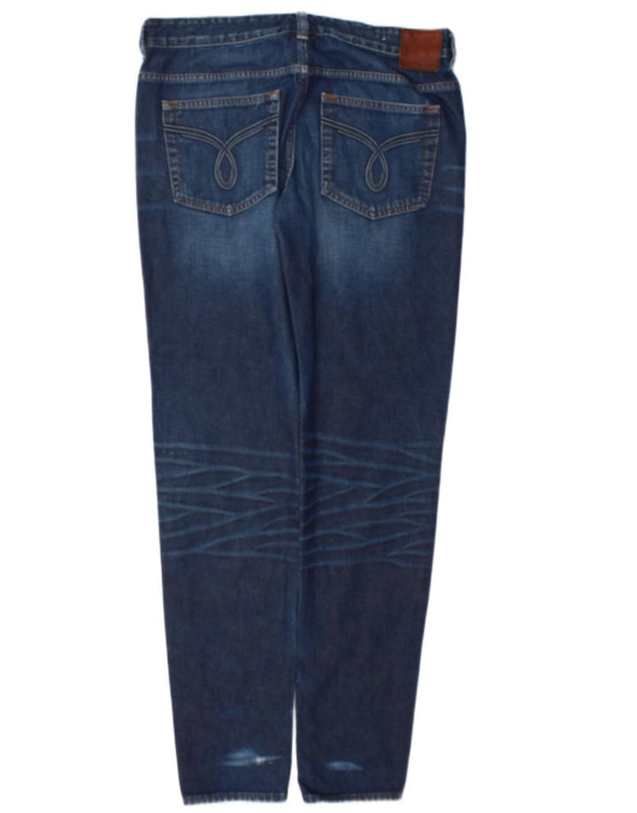 Ανδρικό Calvin Klein Distressed Regular Slim Jeans W32 L34 Μπλε βαμβακερό