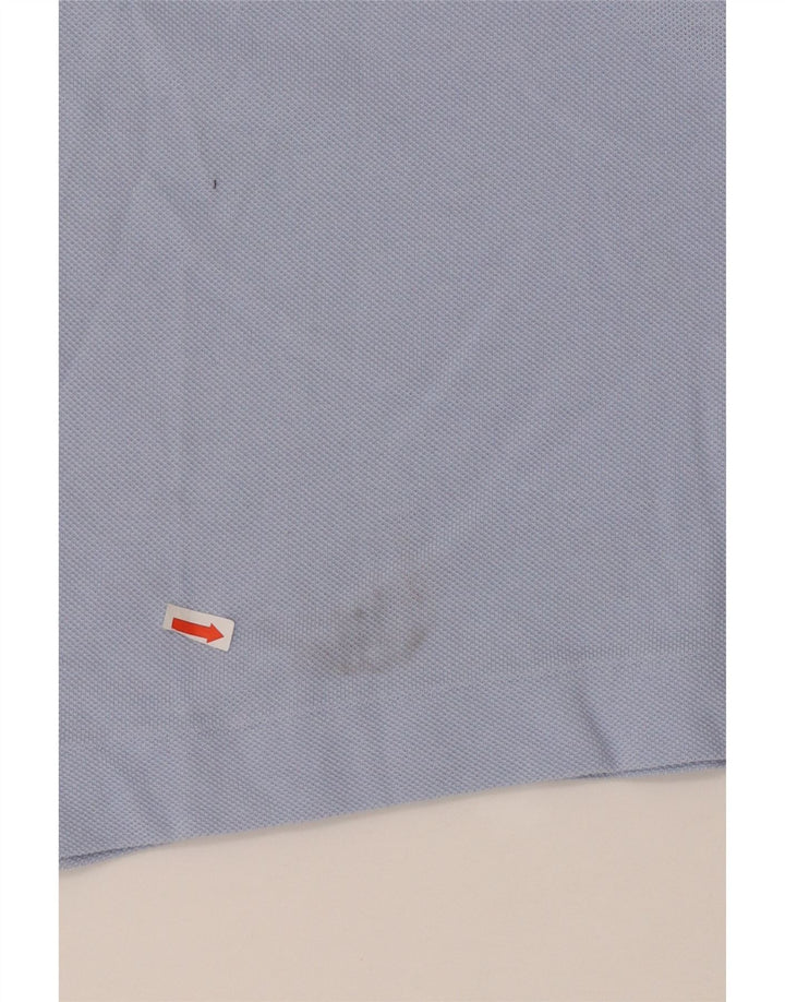 Ανδρικό μπλουζάκι πόλο Lacoste, μέγεθος 3, μικρό μπλε βαμβακερό
