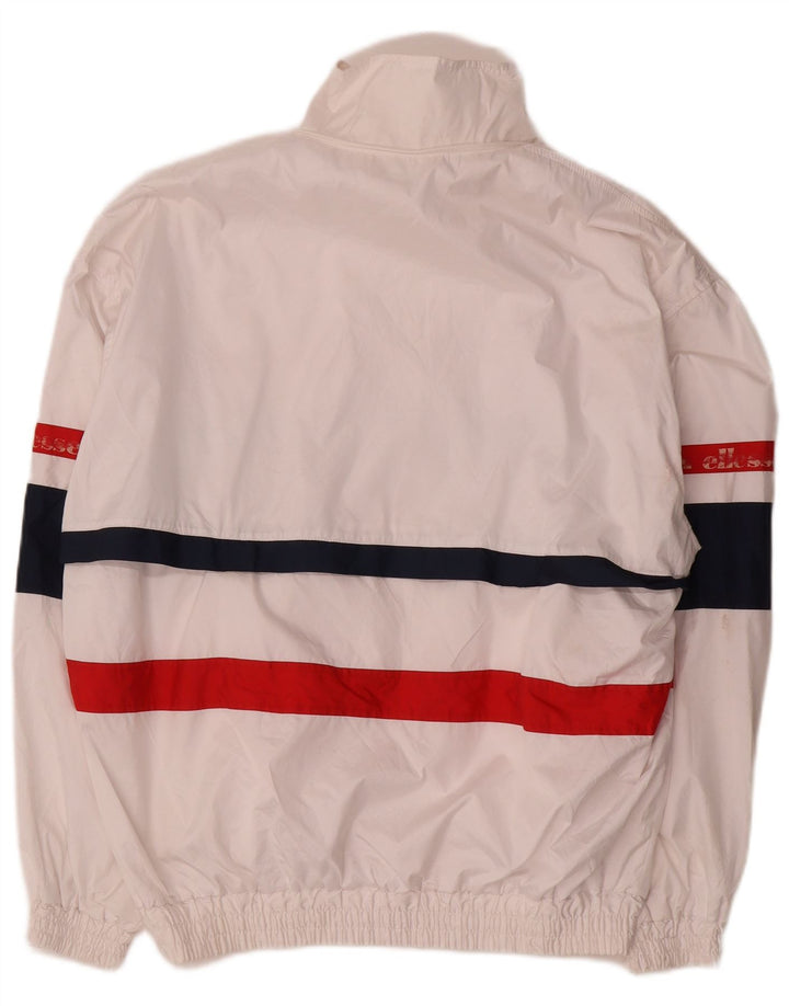 Ellesse Ανδρική φόρμα γυμναστικής με γραφικό τζάκετ με μεγάλο λευκό χρώμα