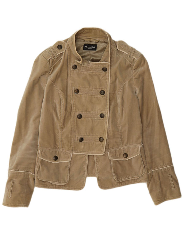 Massimo Dutti Γυναικείο Military Blazer Jacket UK 18 XL Beige
