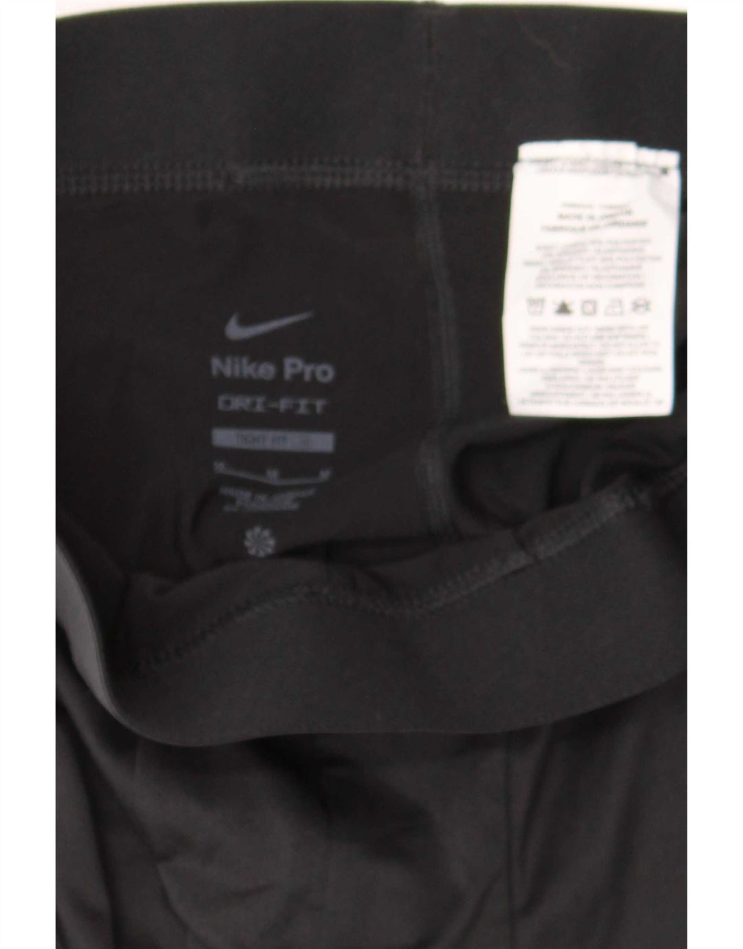Γυναικεία Crop κολάν Nike UK 12 μεσαίου μαύρου πολυεστέρα