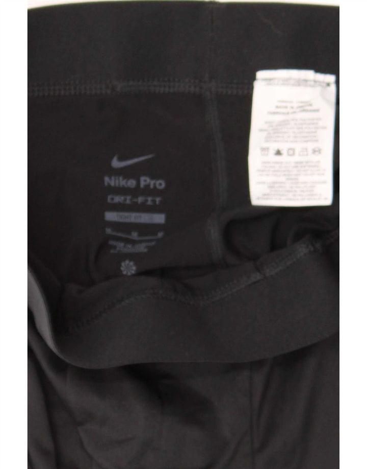Γυναικεία Crop κολάν Nike UK 12 μεσαίου μαύρου πολυεστέρα