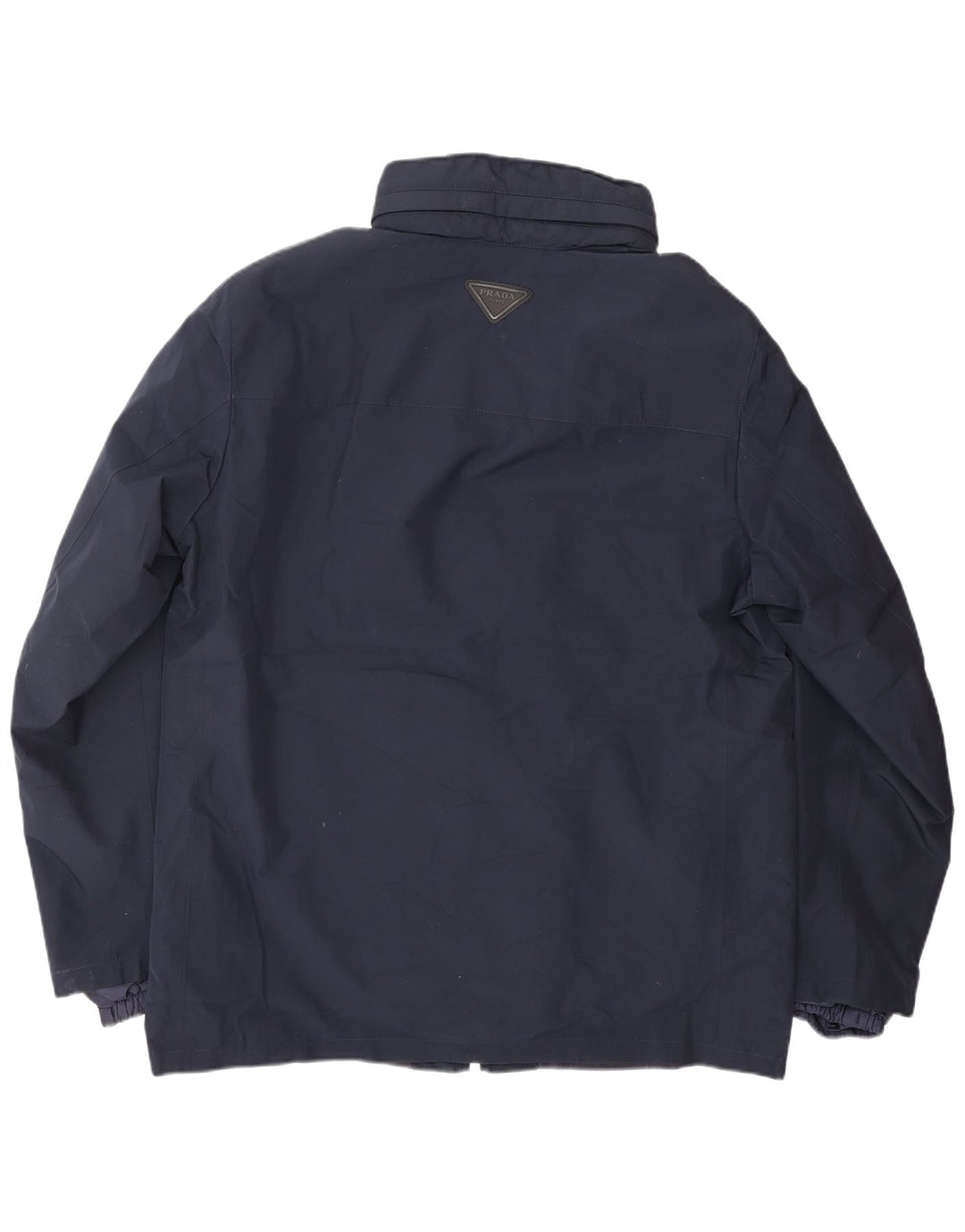 Ανδρικό μπουφάν PRADA Windbreaker IT 52 XL Navy Blue Polyester Classic