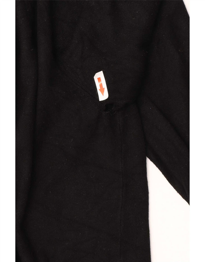 Zara Γυναικεία Ζακέτα UK 14 Large Μαύρο