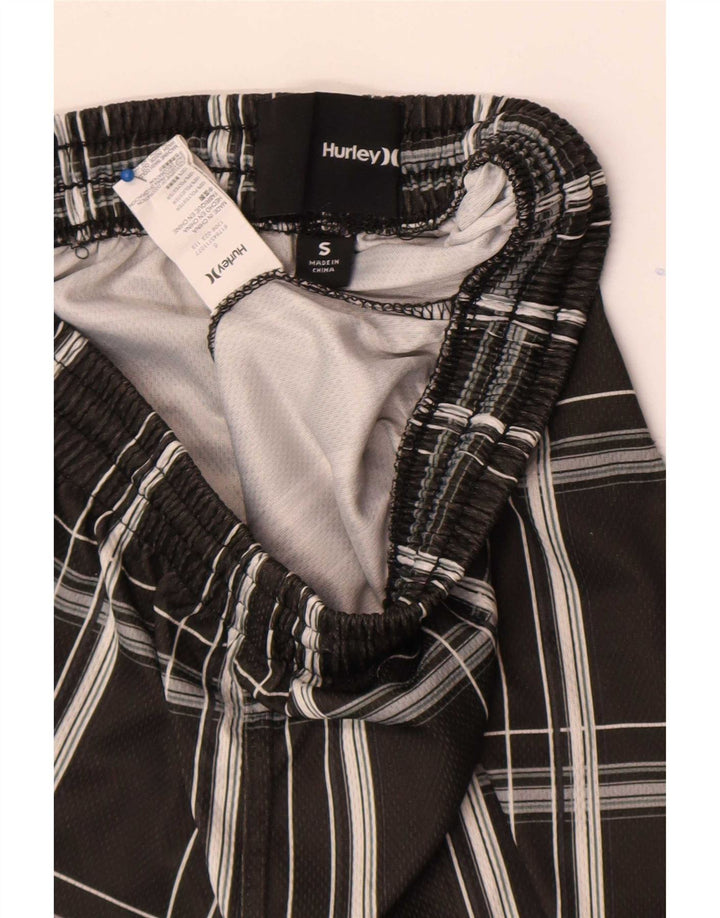 Αθλητικό σορτς Hurley Boys 8-9 ετών Small Grey Plaid Polyester