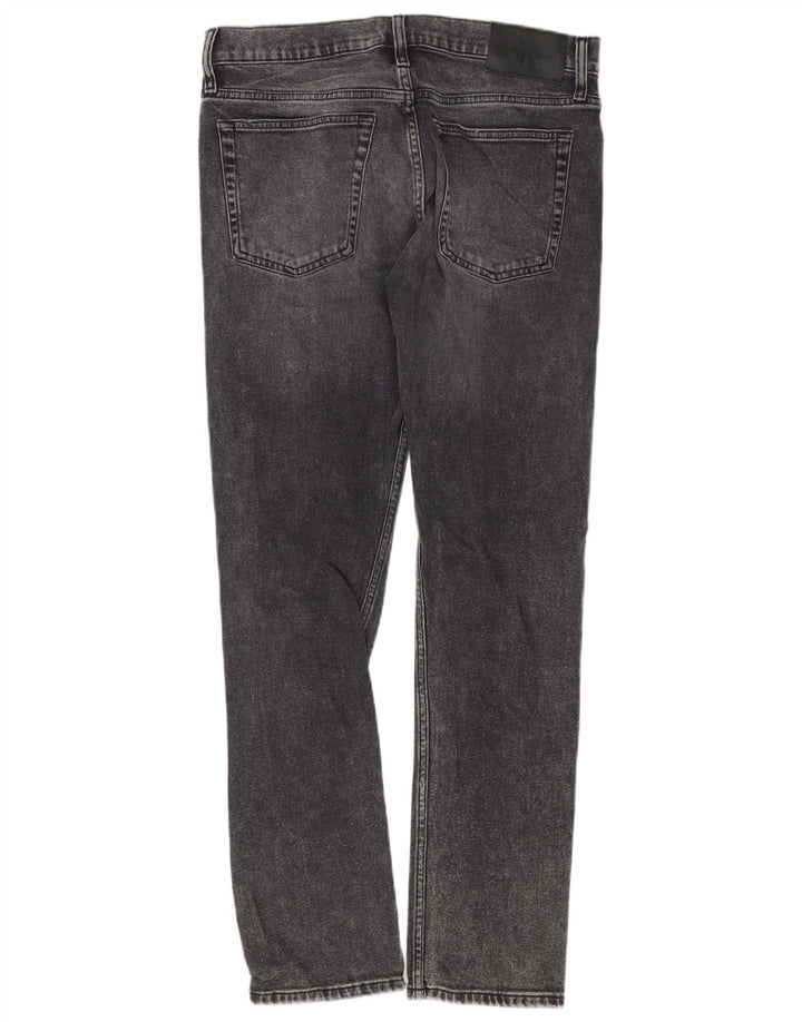 Calvin Klein Ανδρικό Slim Jeans W32 L32 Γκρι βαμβακερό