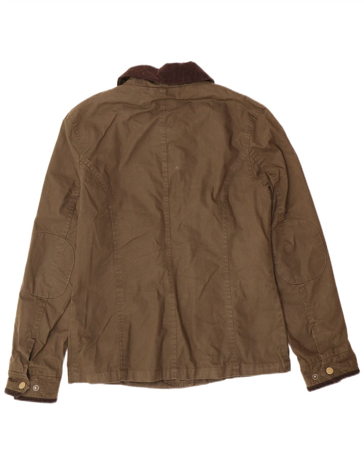 JACK WILLS Γυναικείο Utility Jacket UK 8 Μικρό Χακί Βαμβακερό