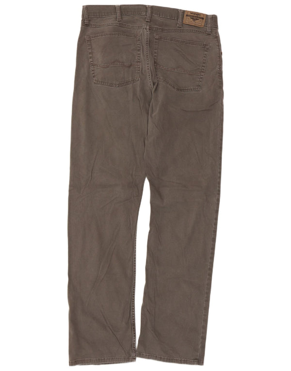 LEVI'S Mens Straight Casual Trousers W36 L32 Grey