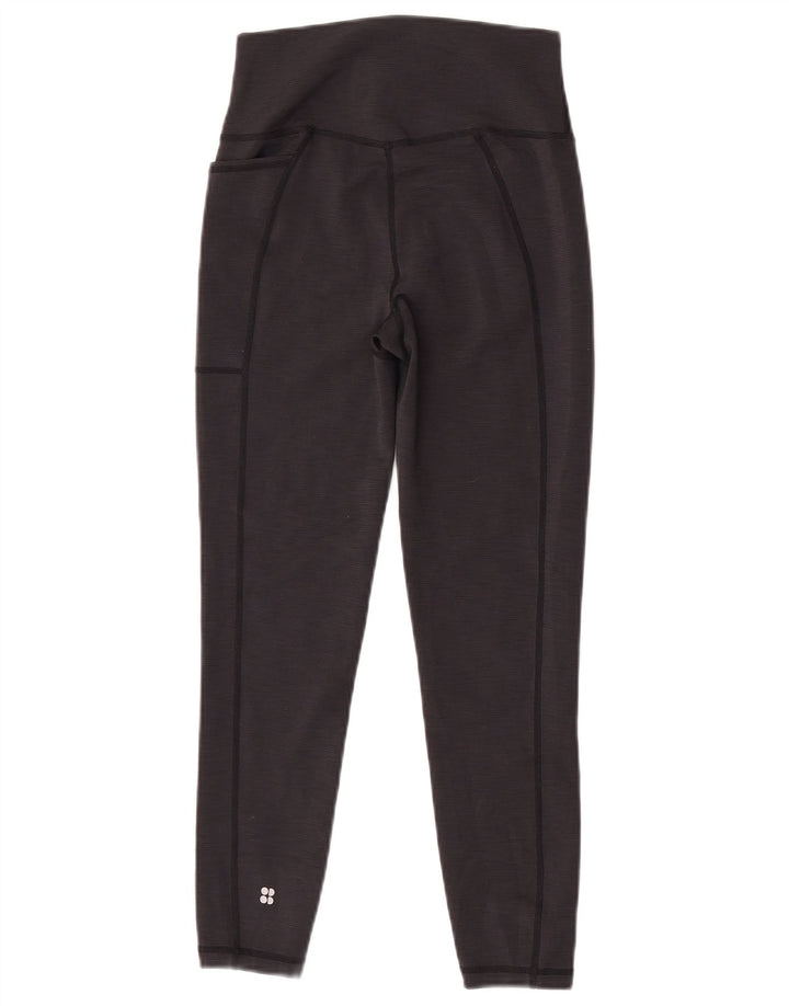 Sweaty Betty Γυναικεία Crop κολάν UK 8 Small Black Polyester