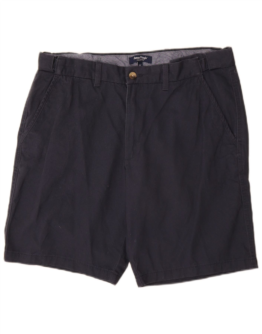 Ανδρικό σορτς chino James Pringle W36 Large Navy Blue από βαμβακερό κλασικό