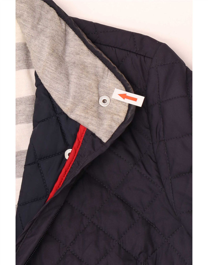 Tommy Hilfiger γυναικείο καπιτονέ μπουφάν UK 10 Small Navy Blue Polyester