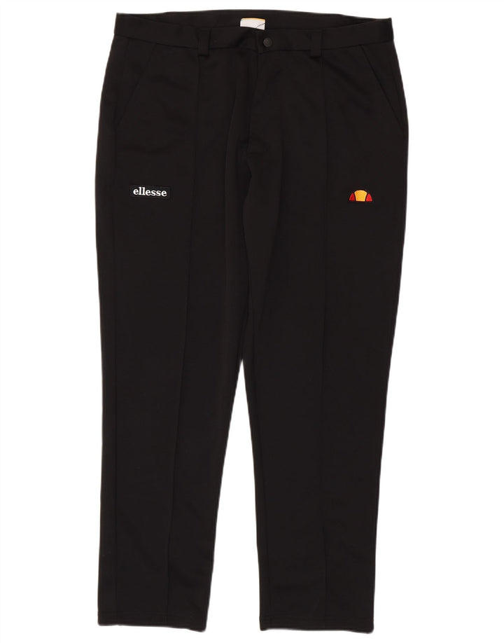 Ανδρικό Slim Chino Παντελόνι Ellesse XL W38 L28 Μαύρο πολυεστέρα