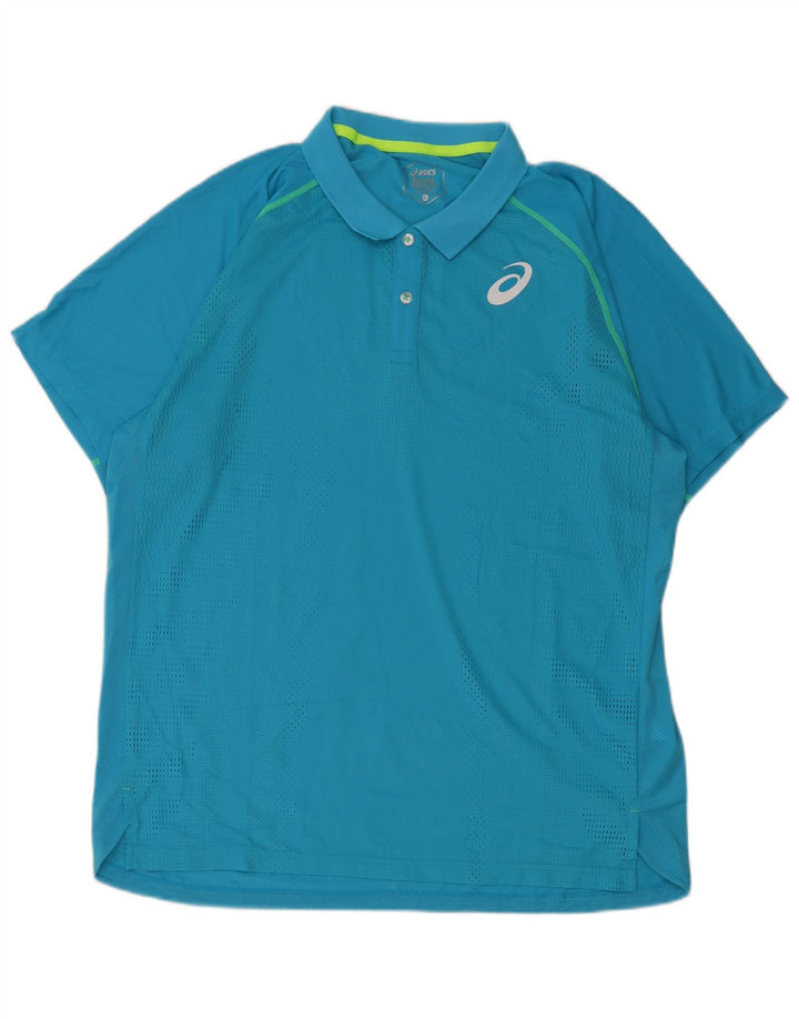 Ανδρικό μπλουζάκι πόλο Asics XL Μπλε πολυεστέρας
