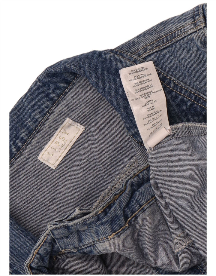 Lipsy Girls Denim Jacket 13-14 Years Blue Cotton