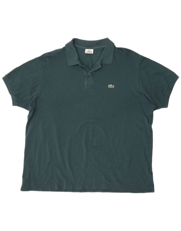 Ανδρικό πουκάμισο πόλο Lacoste Νούμερο 8 3XL Πράσινο βαμβακερό