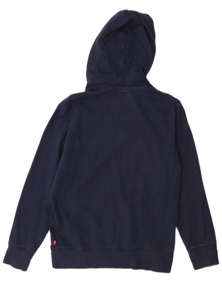 Ανδρικό γραφικό κουκούλα Levi's Small Navy Blue Cotton