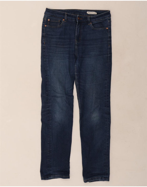 Marks & Spencer Womens The Sienna Straight Jeans UK 12 Medium W30 L29 Blue