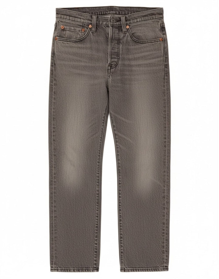 Γυναικείο Levi's 501 Straight Jeans W27 L28 Γκρι βαμβακερό