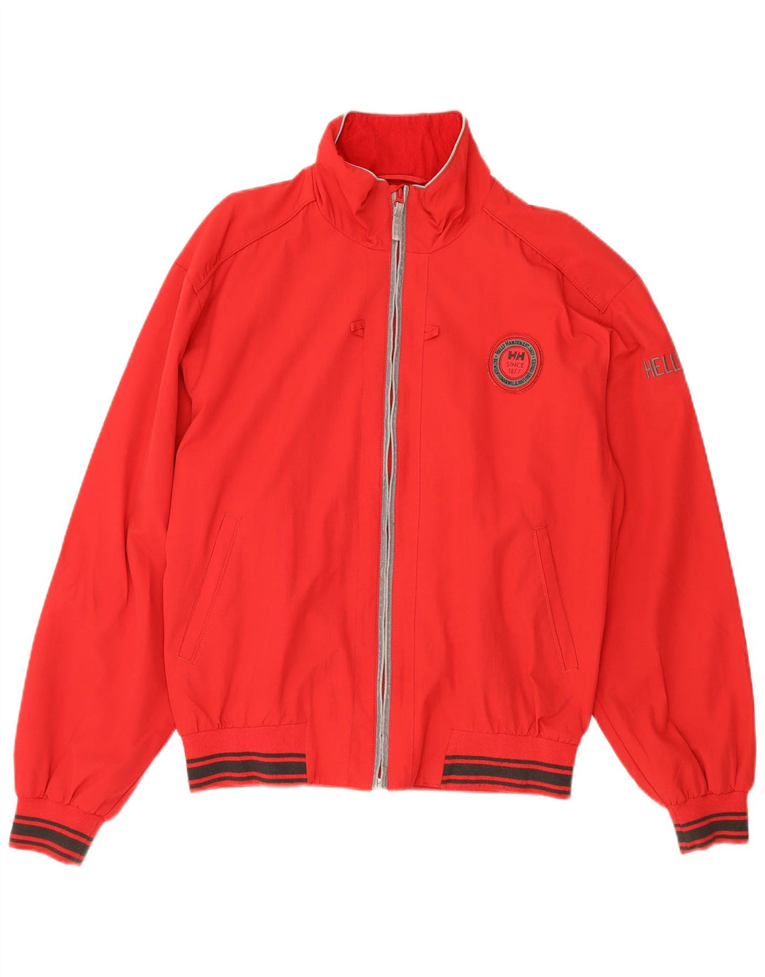 Helly Hansen Ανδρικό γραφικό μπουφάν μπουφάν UK 40 μεγάλο κόκκινο πολυαμίδιο αθλητικά