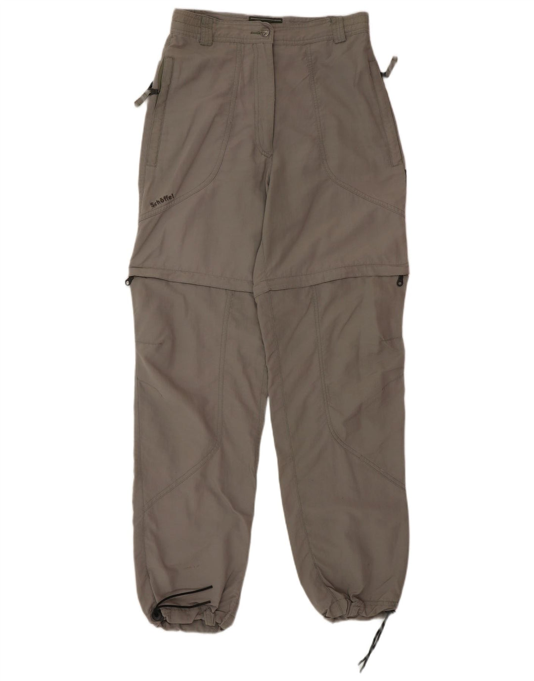 SCHOFFEL Γυναικείο κωνικό casual παντελόνι UK 12 Medium W28 L32 Grey