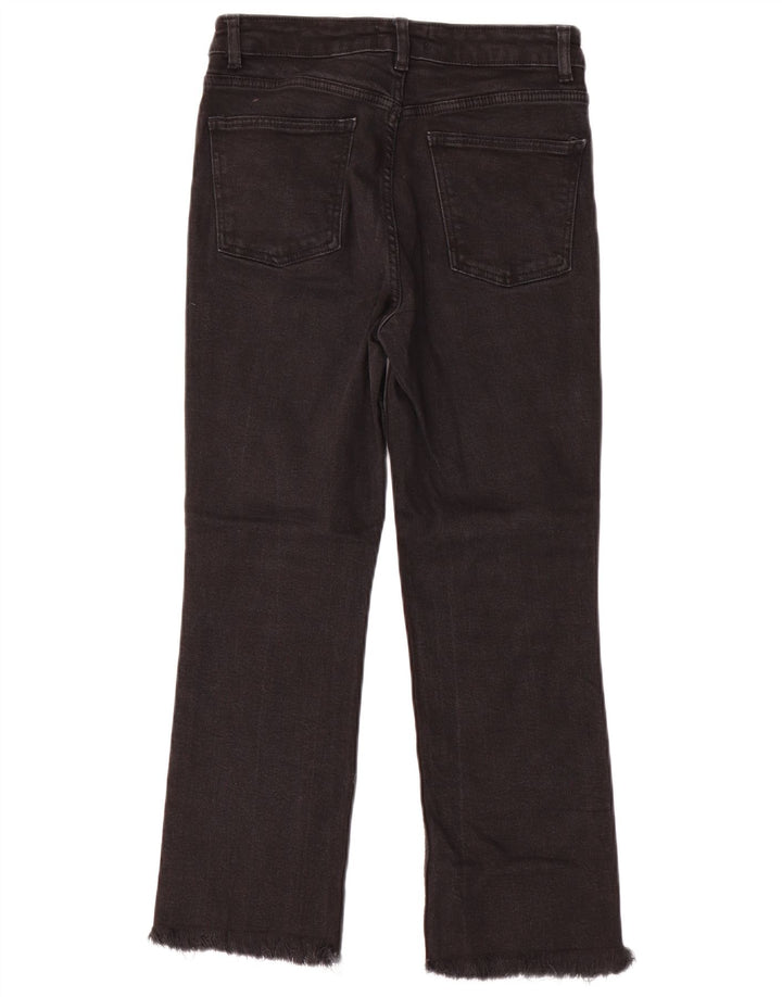 Zara Γυναικείο Cropped Jeans EU 40 Medium W30 L24 Μαύρο