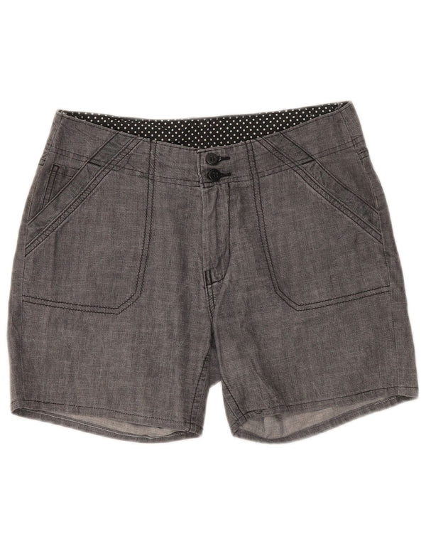 MARKS & SPENCER Γυναικείο σορτς Chino UK 12 Medium W30 μαύρο βαμβακερό