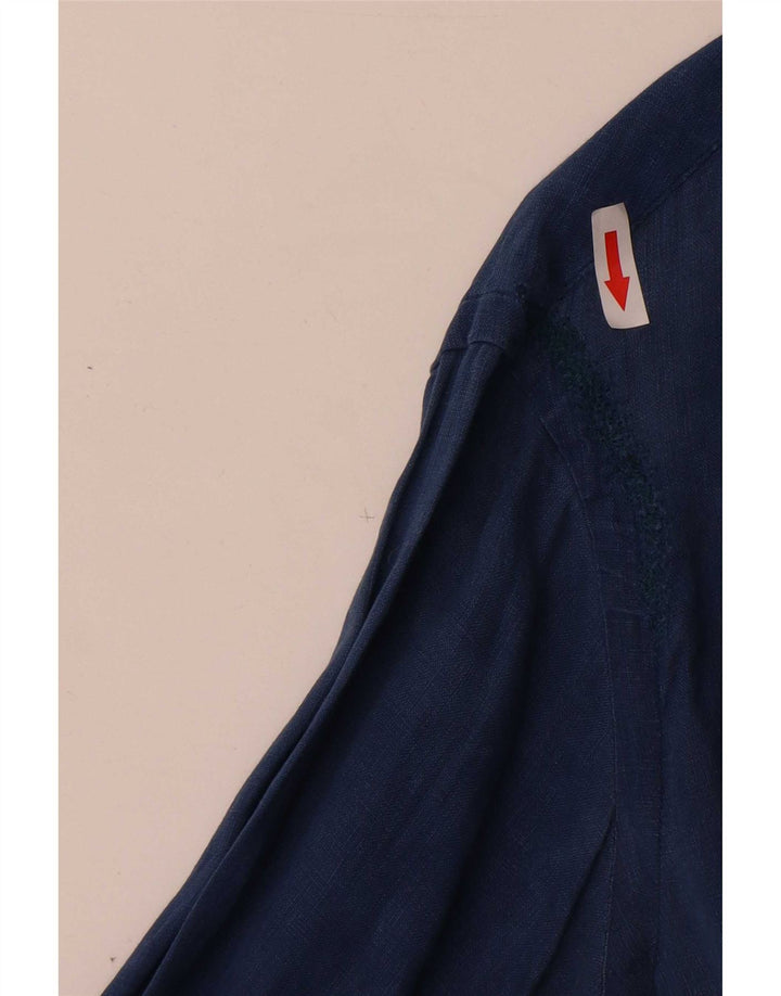 Ανδρικό πουκάμισο Ralph Lauren Μικρό λινό Navy Blue