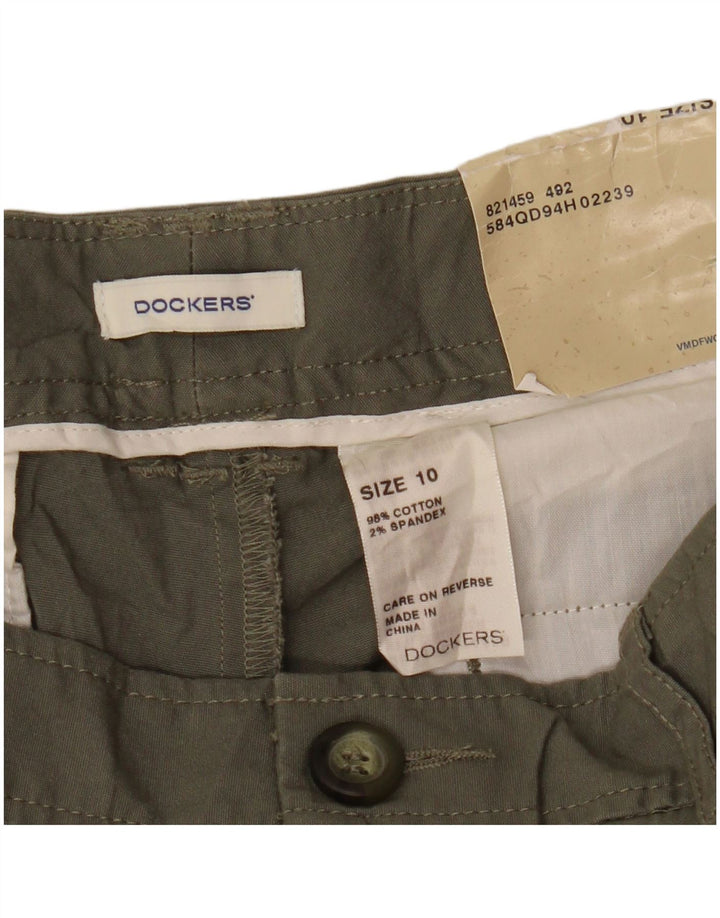 Dockers Γυναικείο Stretch σορτς Cargo US 10 Large W32 Χακί Βαμβακερό
