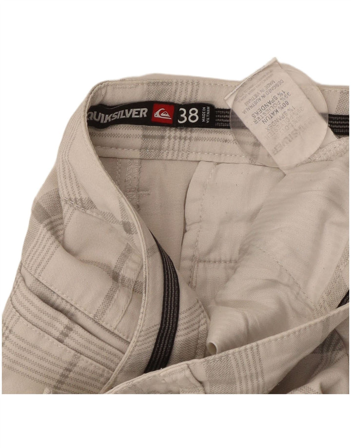 QUIKSILVER Ανδρικό σορτς Chino W38 XL Λευκό βαμβακερό